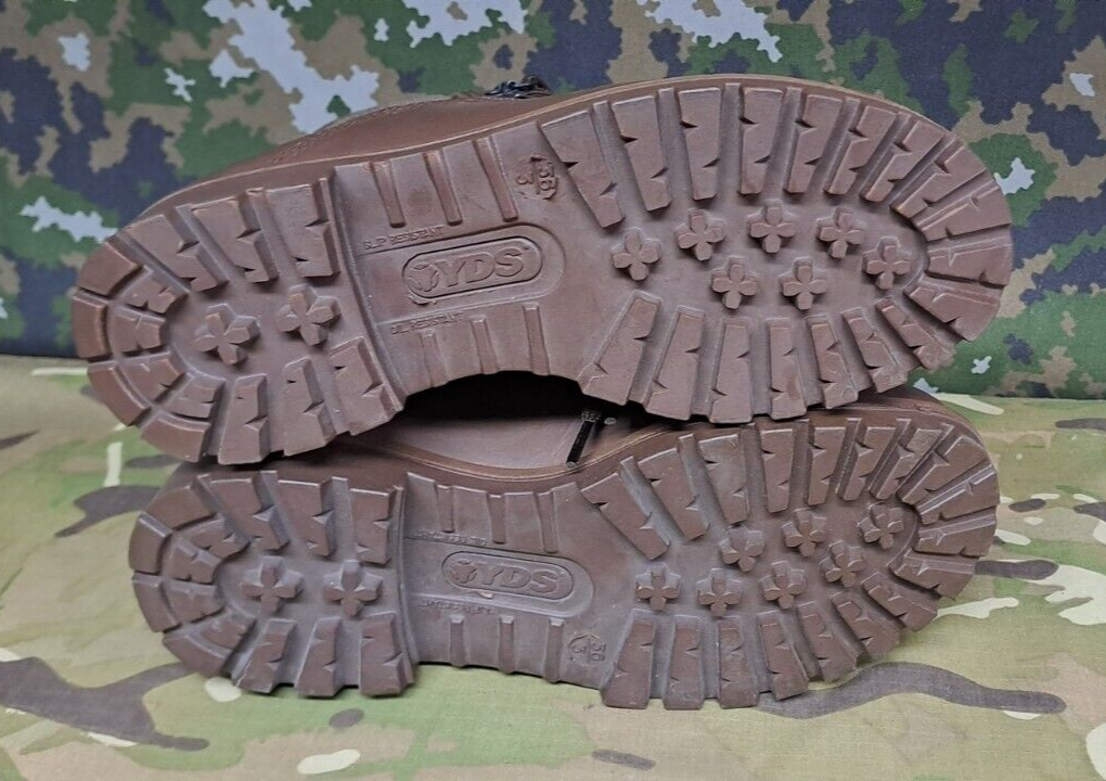 YDS Kestrel Army SAS Military Surplus Brown MTP Male Combat Assault Boots - 3 W