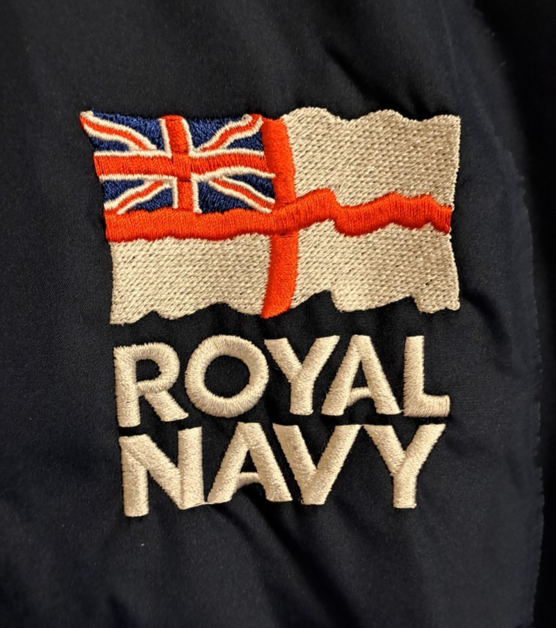 Regatta Classic Men's Bomber Jacket Royal Navy Ebroidered TRW473 - Small