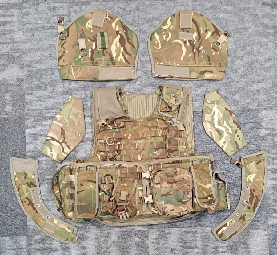 OSPREY VEST BODY ARMOUR SET WITH ACCESSORIES MTP MK4 BRITISH ARMY MILITARY SAS