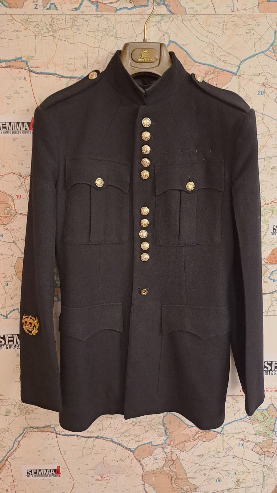 Genuine British Army Military Welsh Guards No1 Dress Blues Uniform Tunic