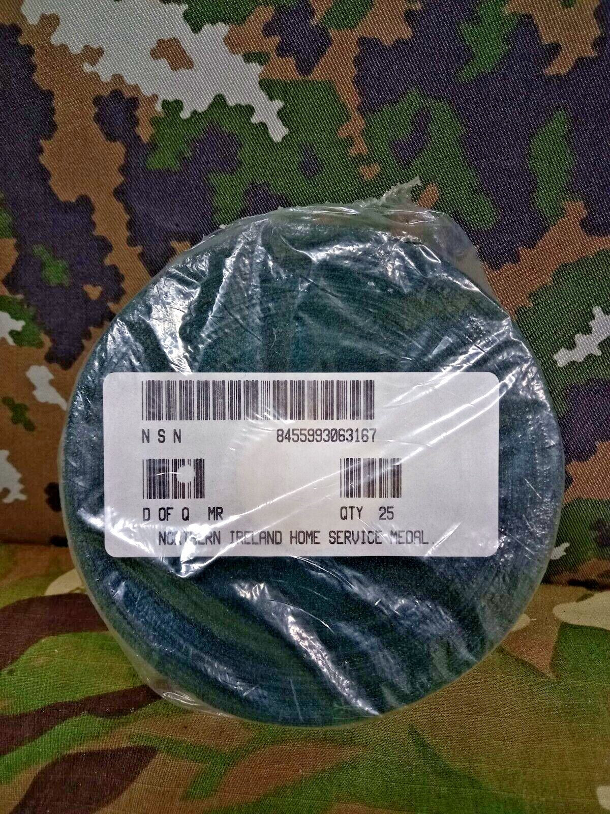 Genuine British Army Surplus Northern Ireland Home Service Medal Ribbon Roll 25m