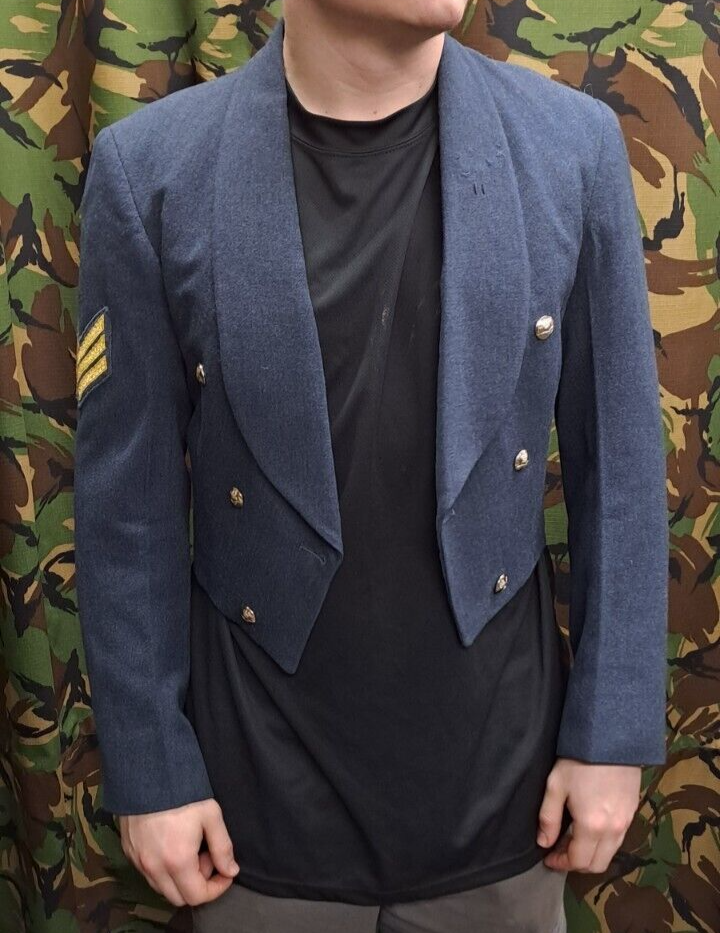 RAF ROYAL AIR FORCE SURPLUS OFFICERS MESS DRESS JACKET TUNIC MILITARY SURPLUS