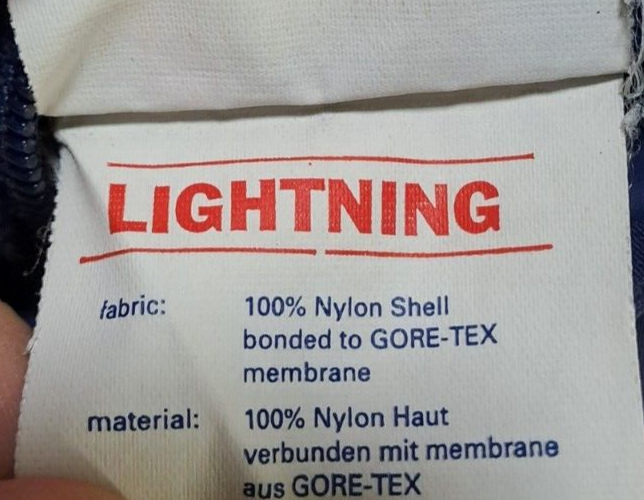 Genuine Berghaus Gore Tex Jacket Mens Blue Hooded Waterproof Hiking - Medium