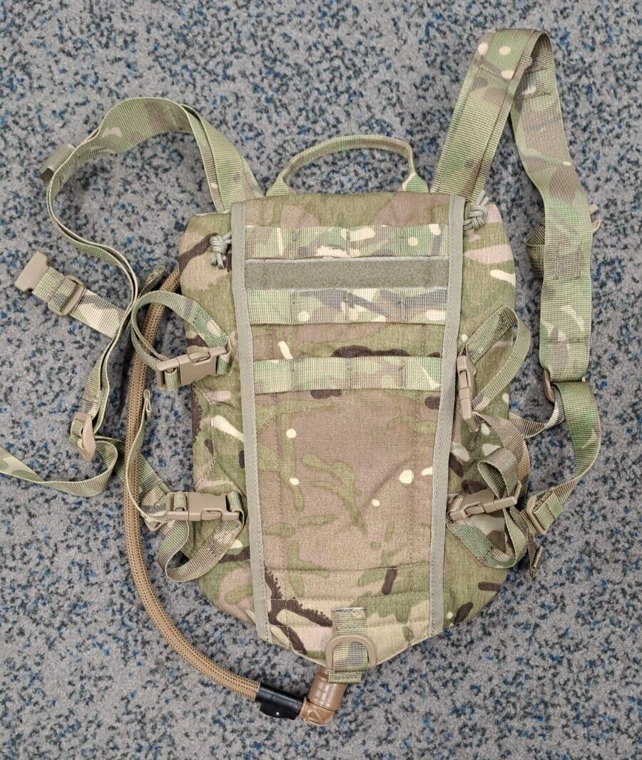 British Army Military Rider Virtus 3L Hydration Pack MTP Camouflage MOLLE