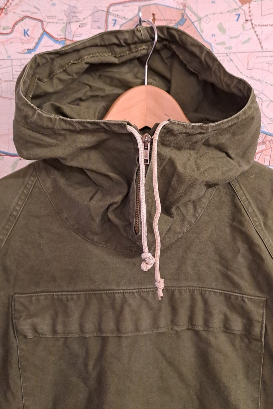 Genuine Vintage British Army Cadet Windproof Mountain Smock Military Oasis Mod