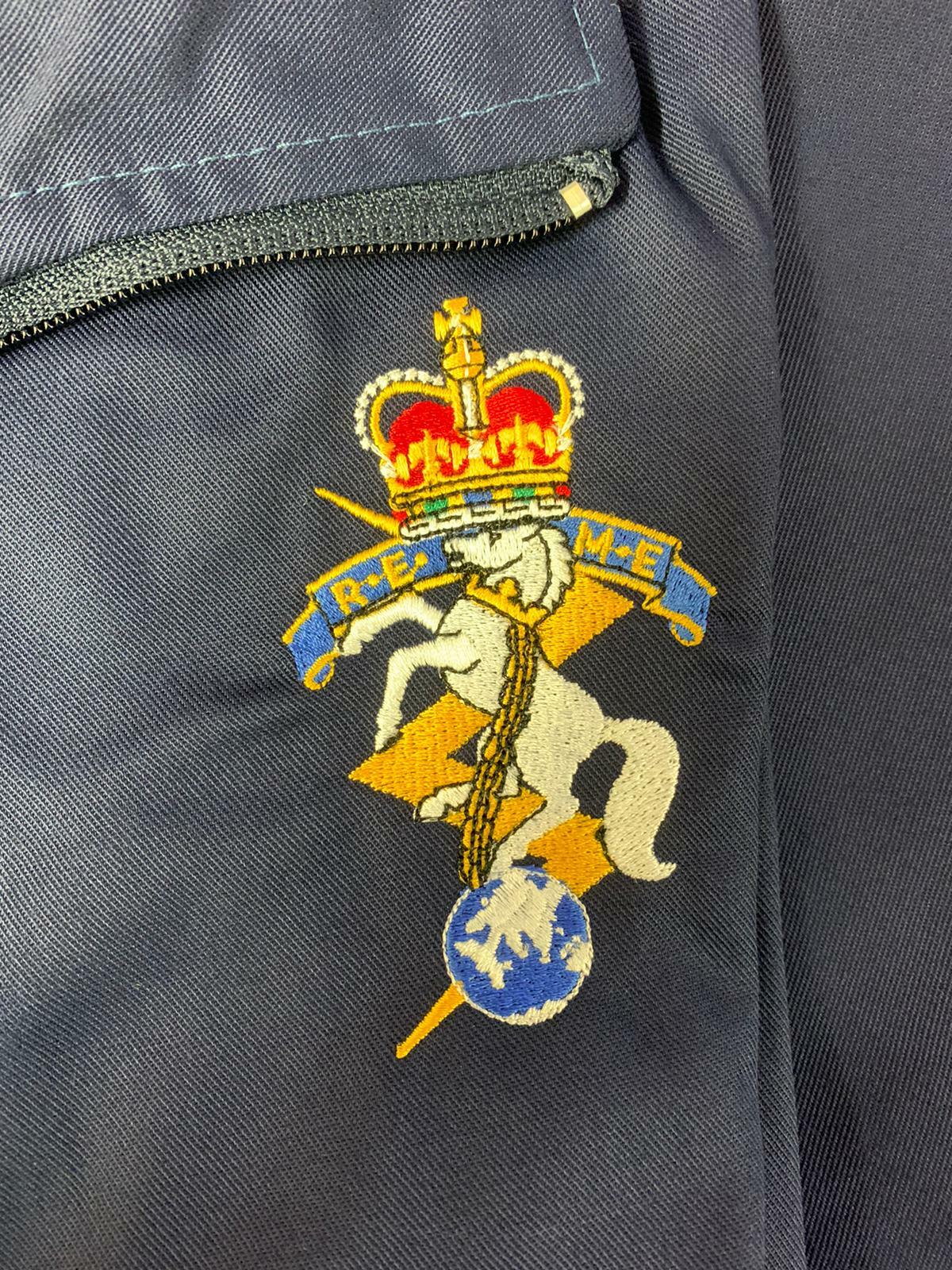 Genuine Bespoke Royal Electrical & Mechanical Engineering (REME) Tracksuit Set.