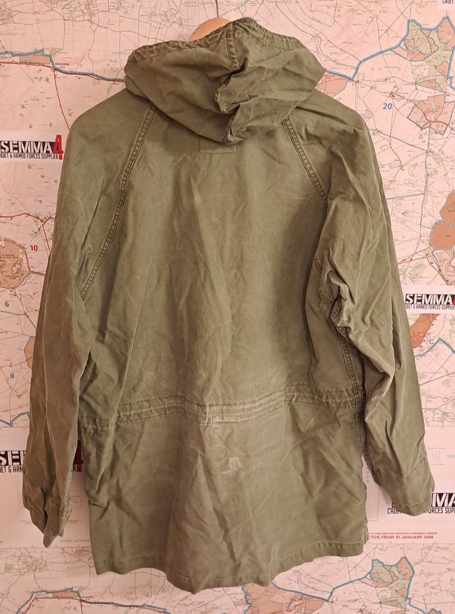 Genuine Vintage British Army Cadet Windproof Mountain Smock Military Oasis Mod