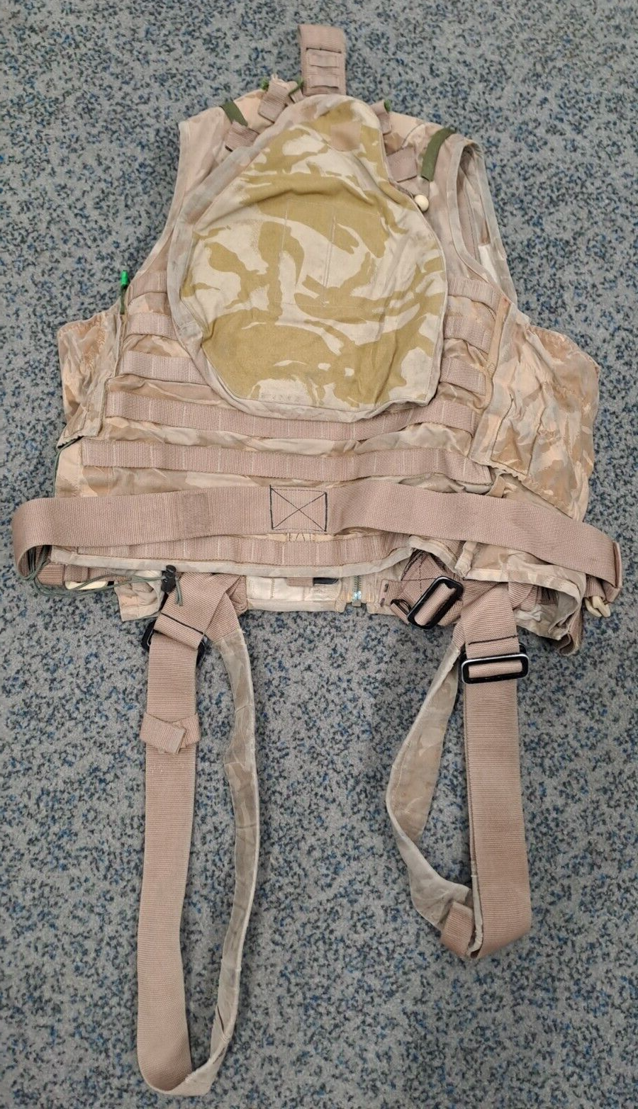 RARE Original RAF Desert DPM MK60 Life Preserver Armour Capable Vest Size 3