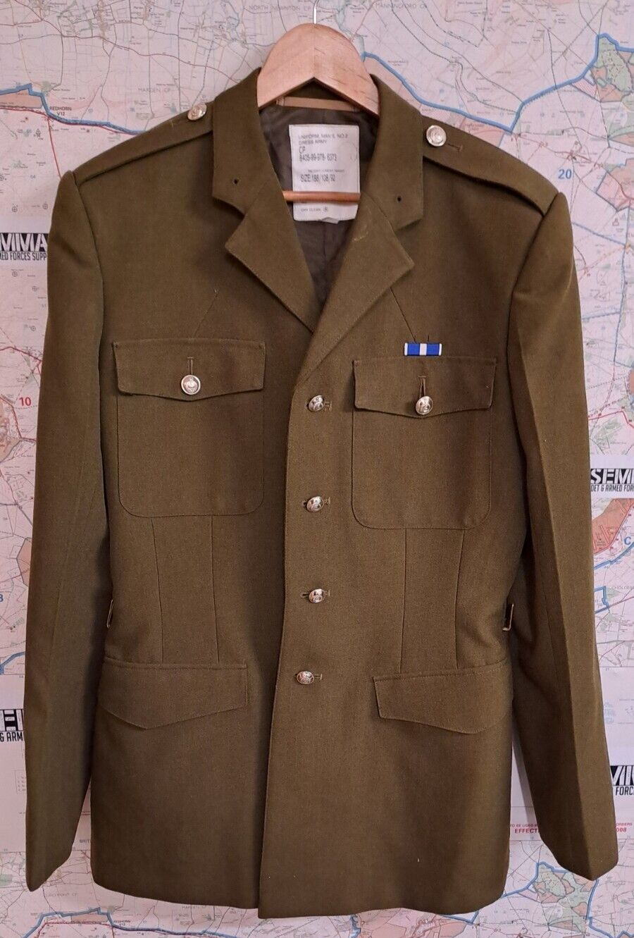 British Army Military Surplus No2 Dress Jacket Tunic Regiment Of Fusiliers