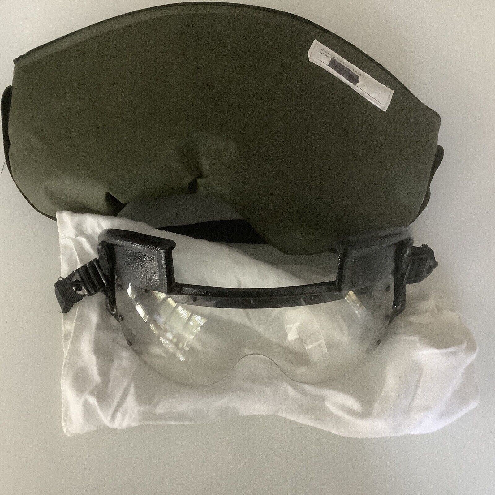 GENTEX Pilot Aircrew Flying Helmet Visor Night Vision Helmet Type RAF With Bag