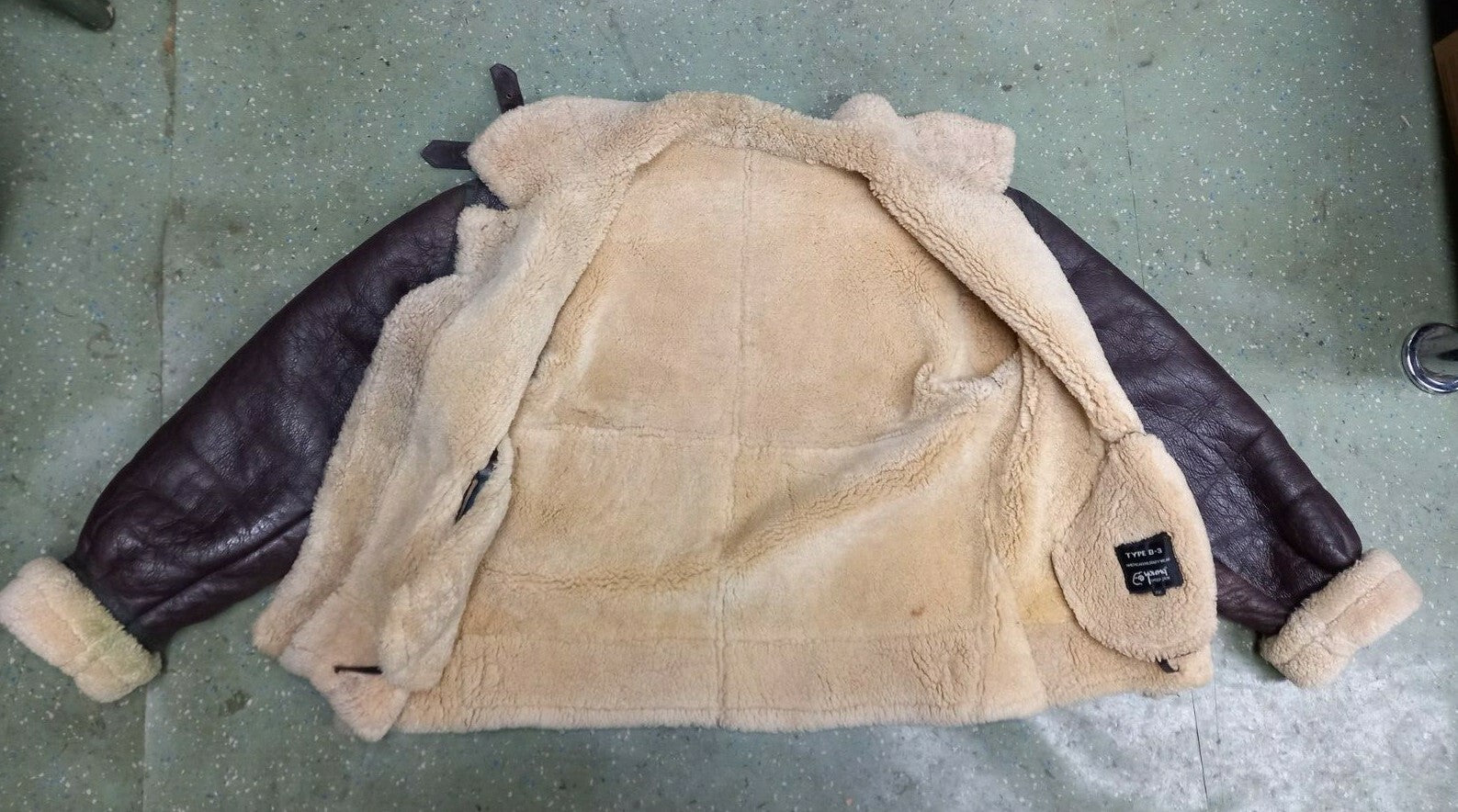 Genuine Rare Type B 3 American Military Wear Sheep Skin Fighter Pilots Jackets