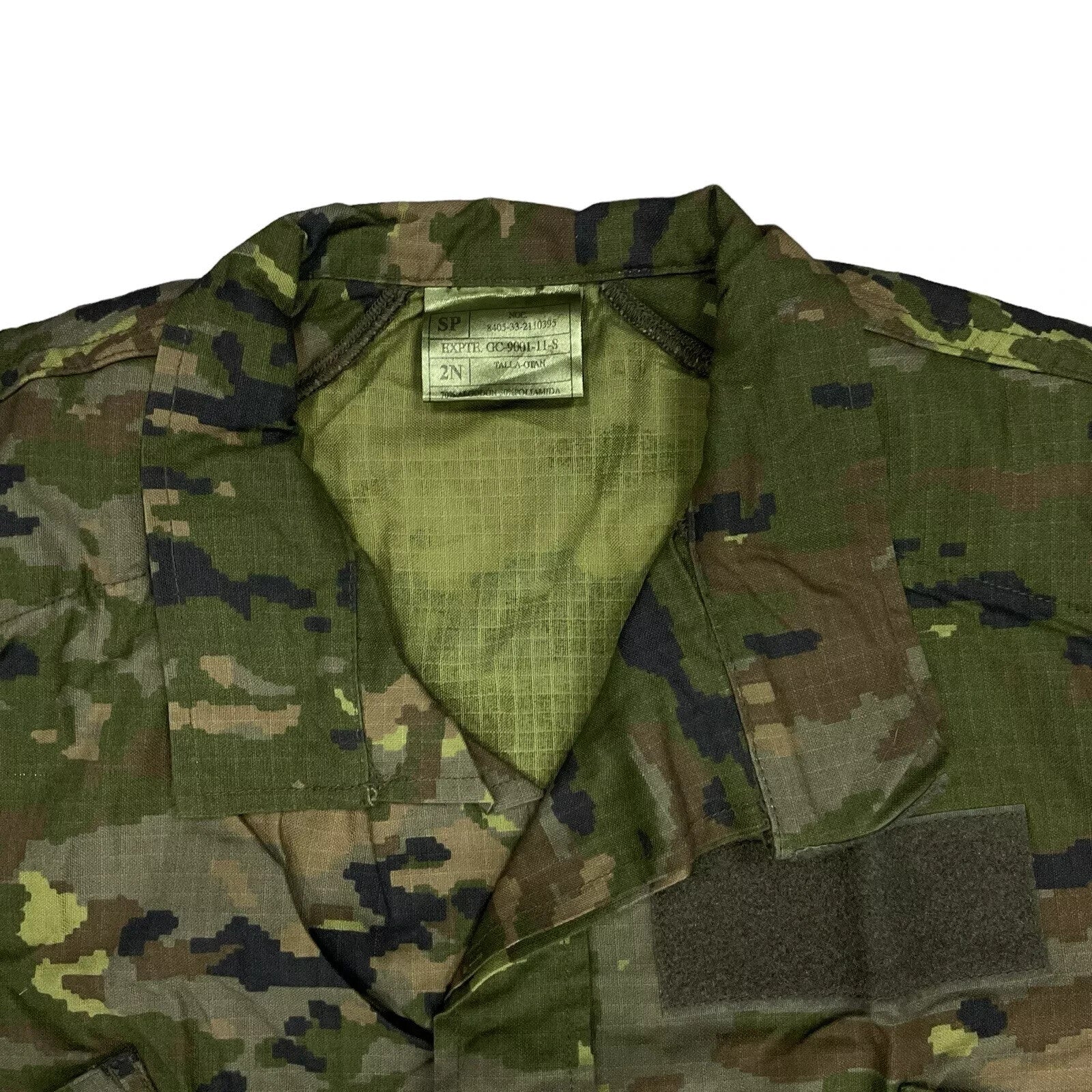 New Spanish Army Military M09 Woodland Camouflage Ripstop Shirt - 4 C