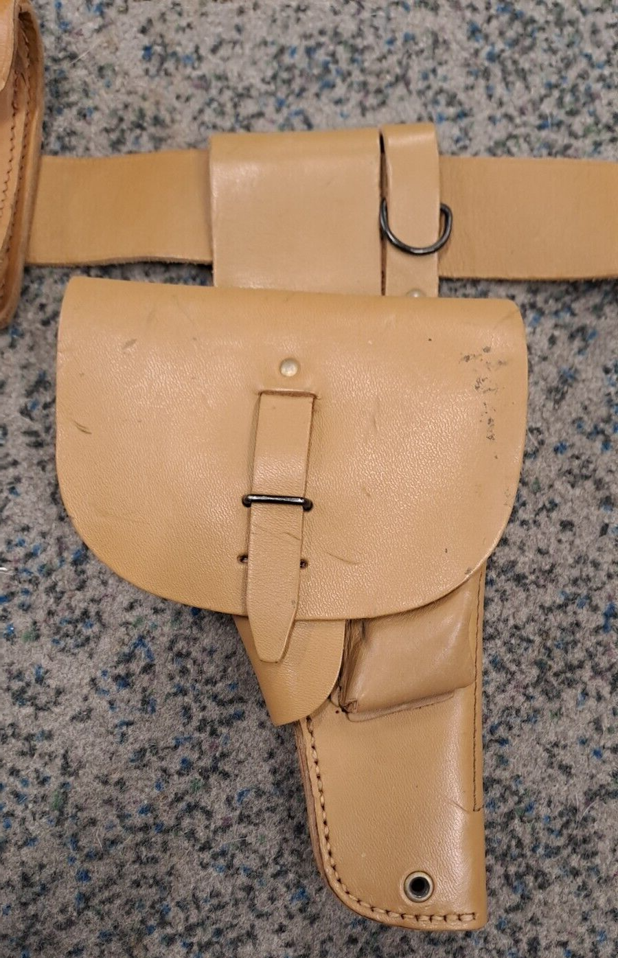 French MAC 50 Mle 48 GT 2 Holster Belt Rig with stamps - Indochina/Algeria war