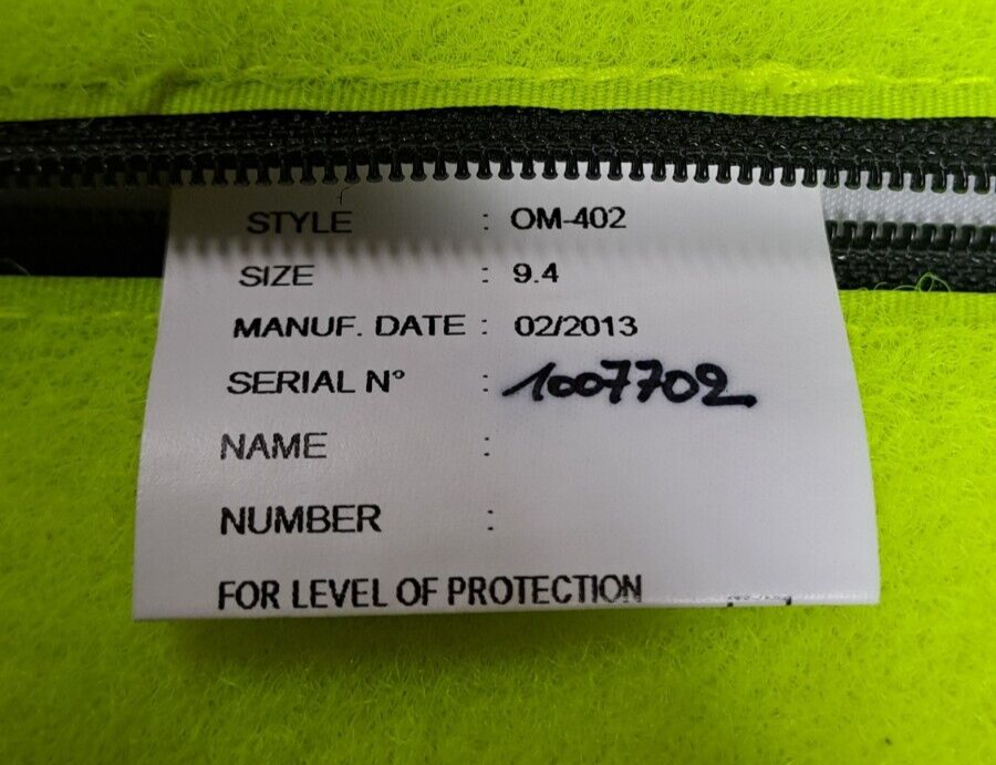 Genuine Ex Police Mehler Vario Body Armour Vest Ballistic Hi Viz - 3XL