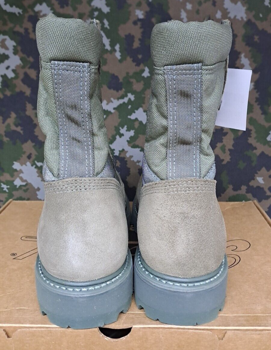 Thorogood Sage Green Tan Boots US Military issue Steel Toe Vibram Sole Boots 6.5