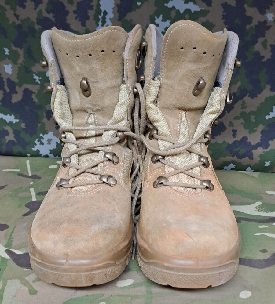 Haix Airpower Desert Boot Army Combat Patrol Boots Summer Beige - 5 UK