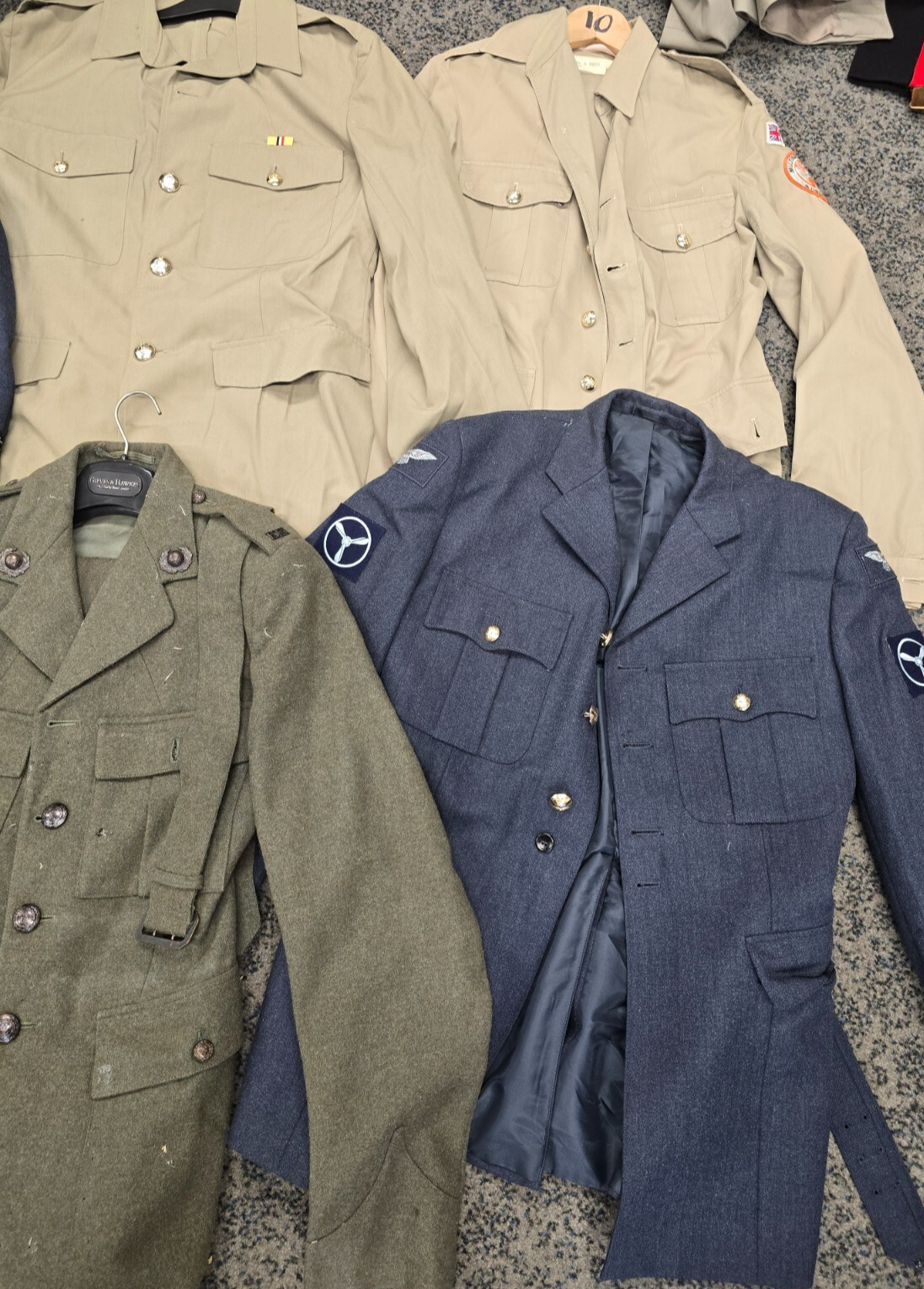 Huge Warehouse Clearout Joblot Vintage Military Uniform Trousers, Tunics, Shirts