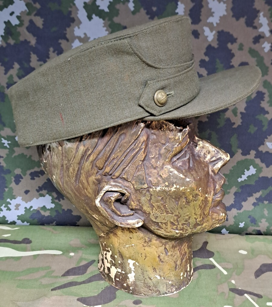 Vintage Spanish Army Military Surplus WWII Era Field Garrison Cap Hat