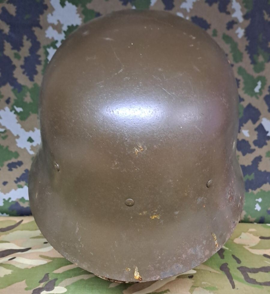 WW2 Spanish Army Military Civil War Modelo Z M1942 Steel Helmet & Liner