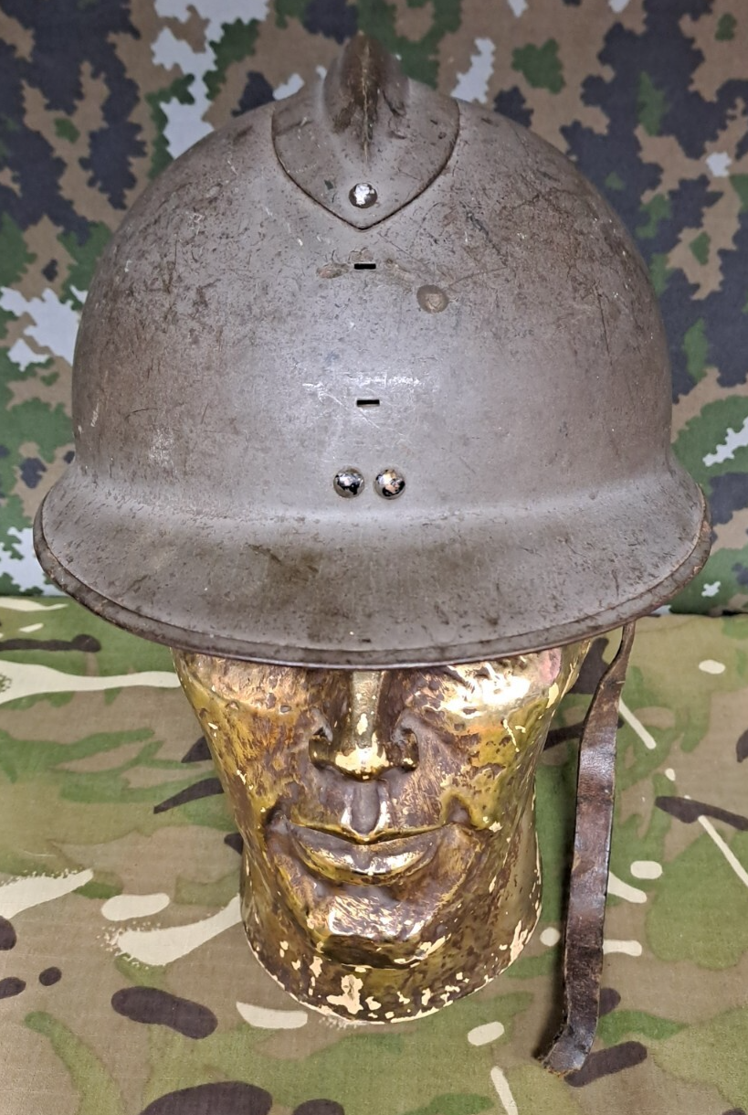 Original WW2 French Army M1926 Model Adrian Helmet - Complete with Liner