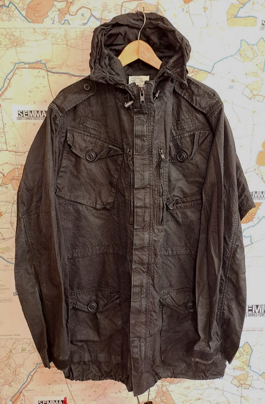 British Army Military Black Ripstop Field Jacket Smock Special Forces 190/104