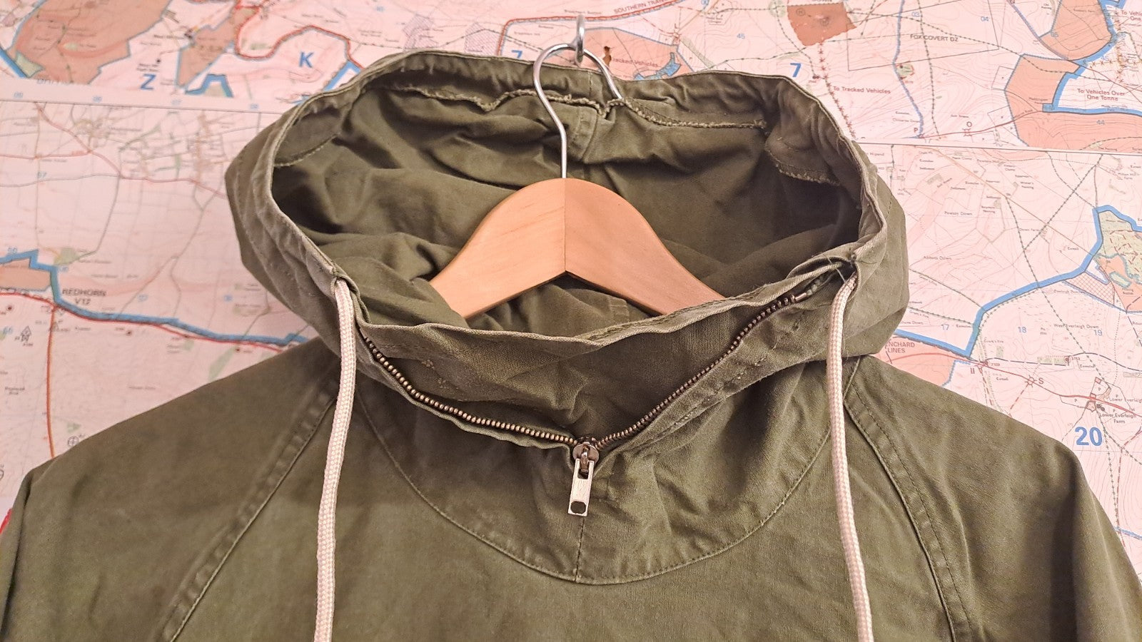Genuine Vintage British Army Cadet Windproof Mountain Smock Military Oasis Mod