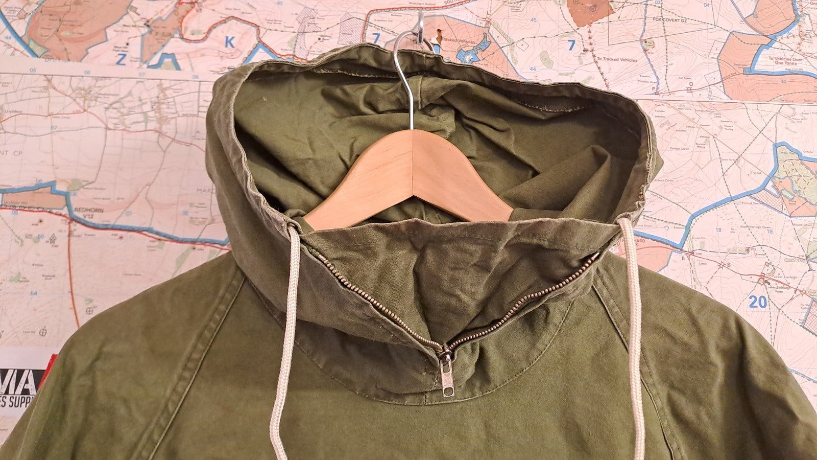Genuine Vintage British Army Cadet Windproof Mountain Smock Military Oasis Mod