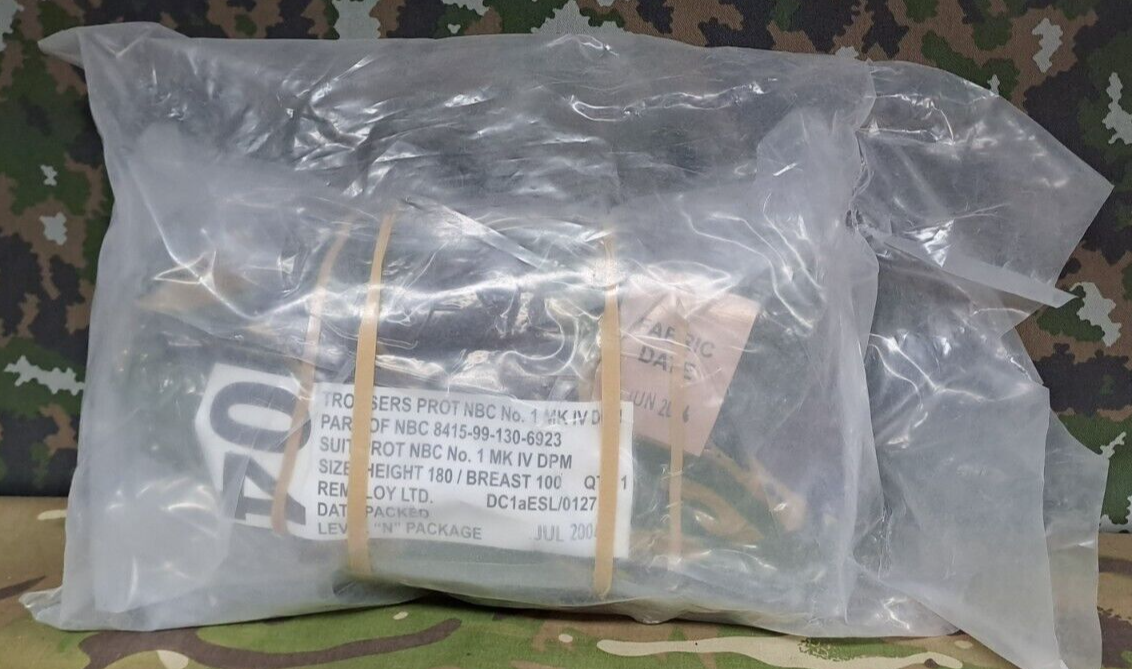 NEW British Army DPM NBC No1 MK4 Protective Smock & Trousers Prepper - 180/100