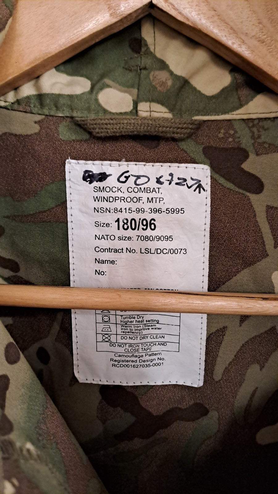 British Military Issue MTP Windproof Combat Smock Jacket Bespoke Custom