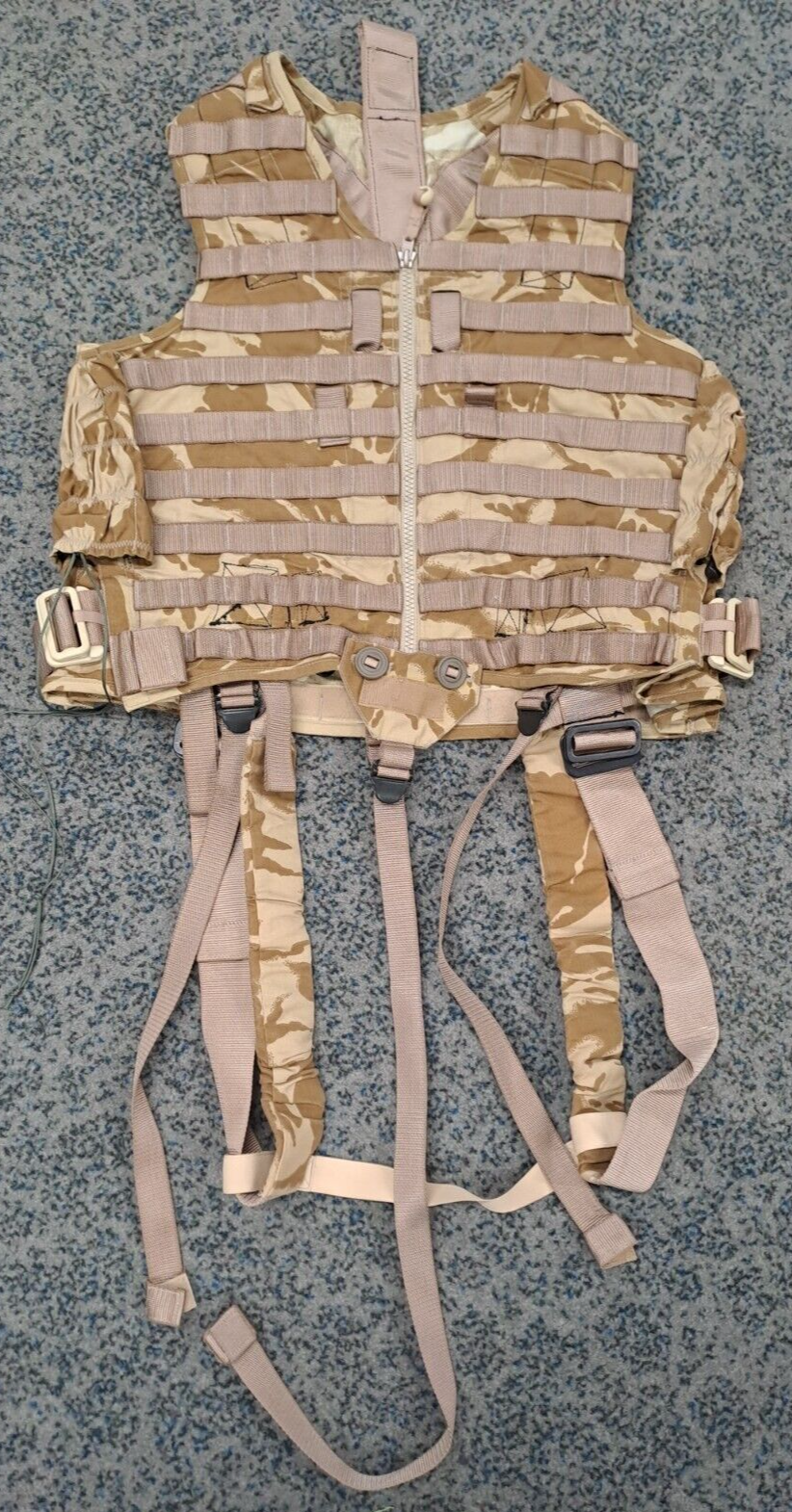 RARE Original RAF Desert DPM MK60 Life Preserver Armour Capable Vest Size 4