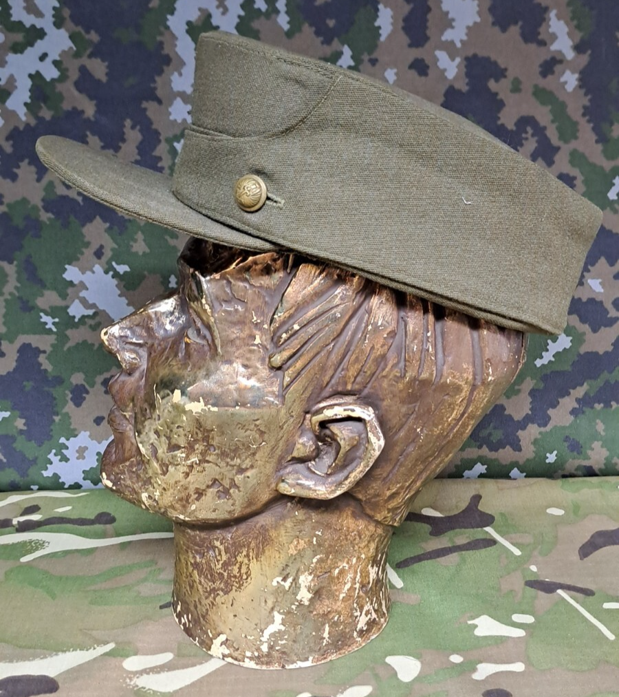 Vintage Spanish Army Military Surplus WWII Era Field Garrison Cap Hat