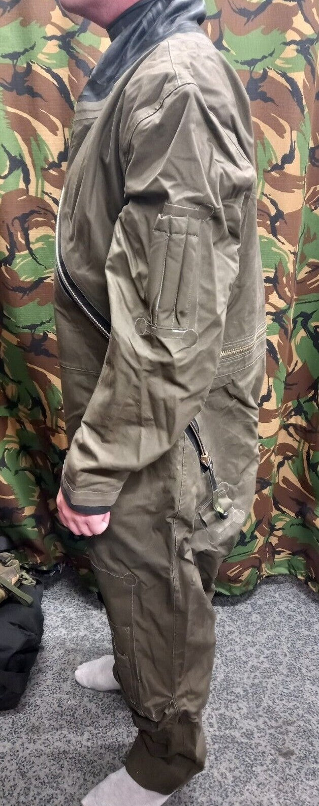 Beaufort Aircrew Jet Pilot Immersion Coverall MK10 Suit Green Army Issue - 9