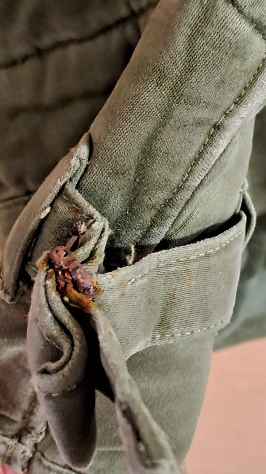 Rare Genuine Vintage British Army 1950s Middle Parka Coat Korean War Era MOD