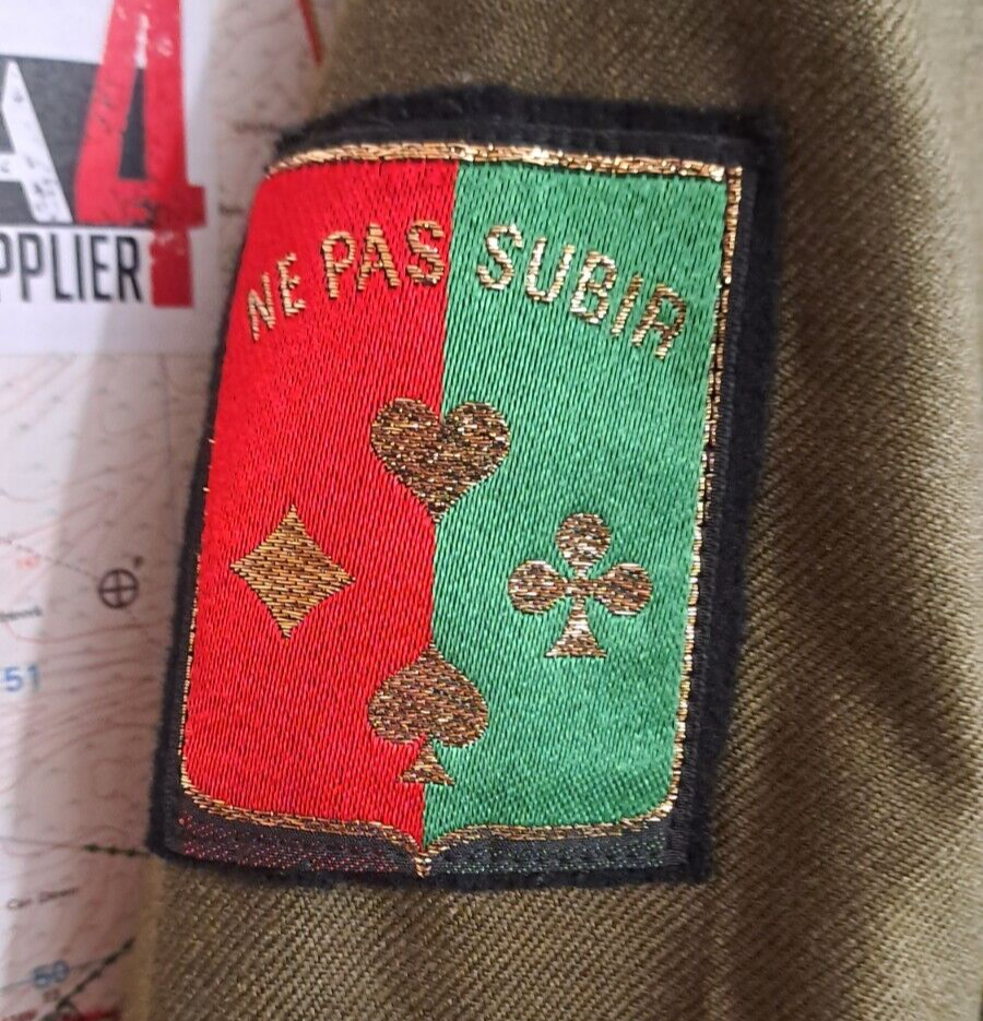 Rare Vintage French Foreign Legion Jacket Parade Dress Tunic 1985 Dated