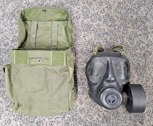 Rare Falkland's Era British Army Military S6 G Mask Resp & Haversack