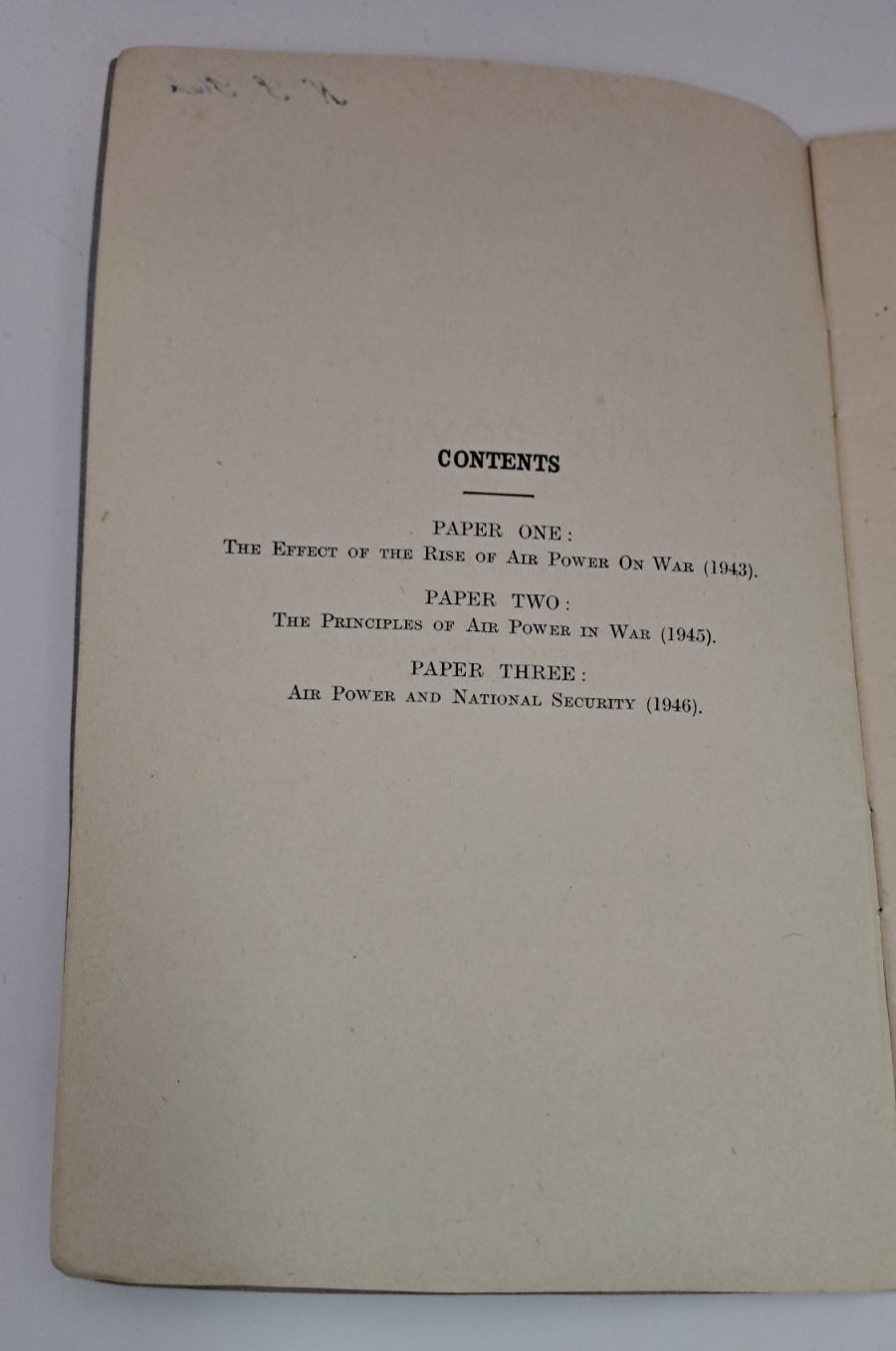 Rare Genuine Air Ministry Pamphlet 229 Air Power Three Papers WW2 - 1946