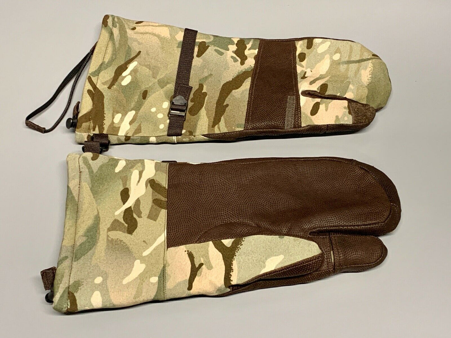 British Army SAS Military Issue Gore-Tex MTP Pattern Blizzard Mittens - Small