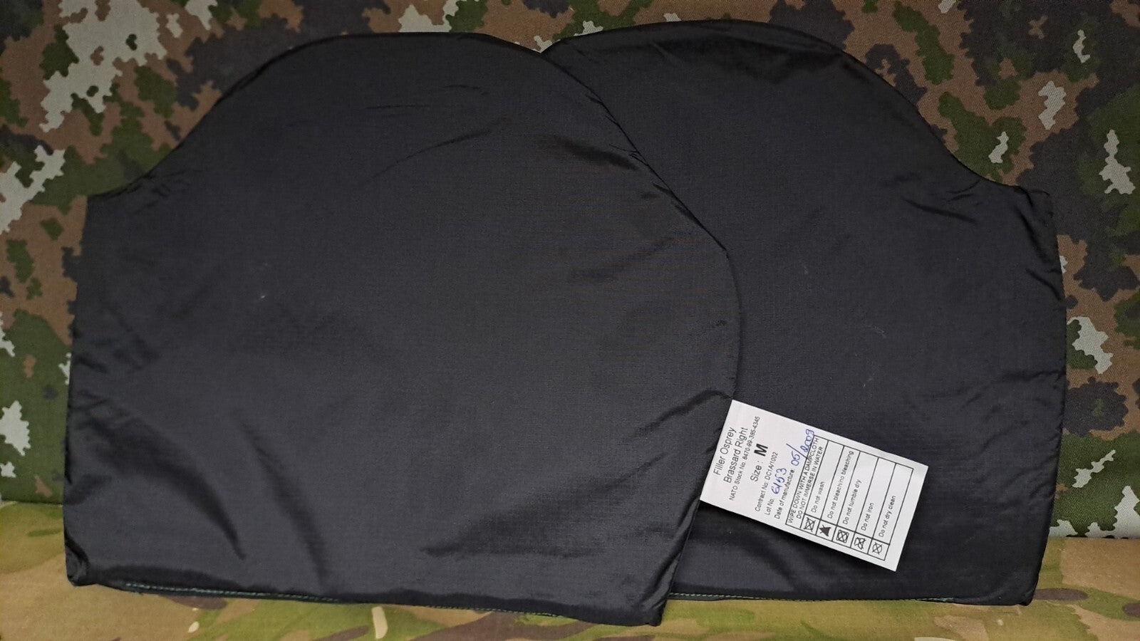 Genuine British Army Military SAS Osprey Brassard Ballistic Soft Filler Plates