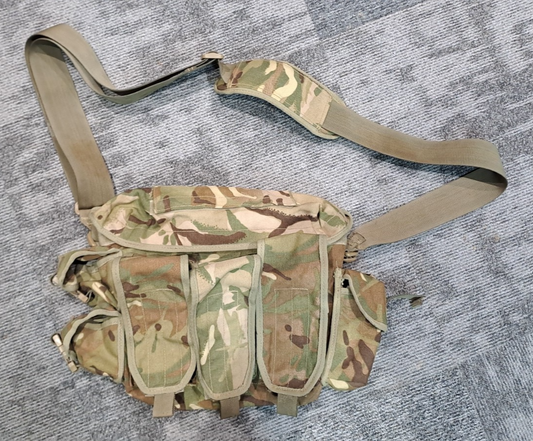 British Army Military Issue MTP Camo Multicam Grab Ammunition Bag With Strap