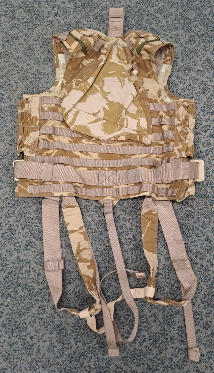 RARE Original RAF Desert DPM MK60 Life Preserver Armour Capable Vest Size 4