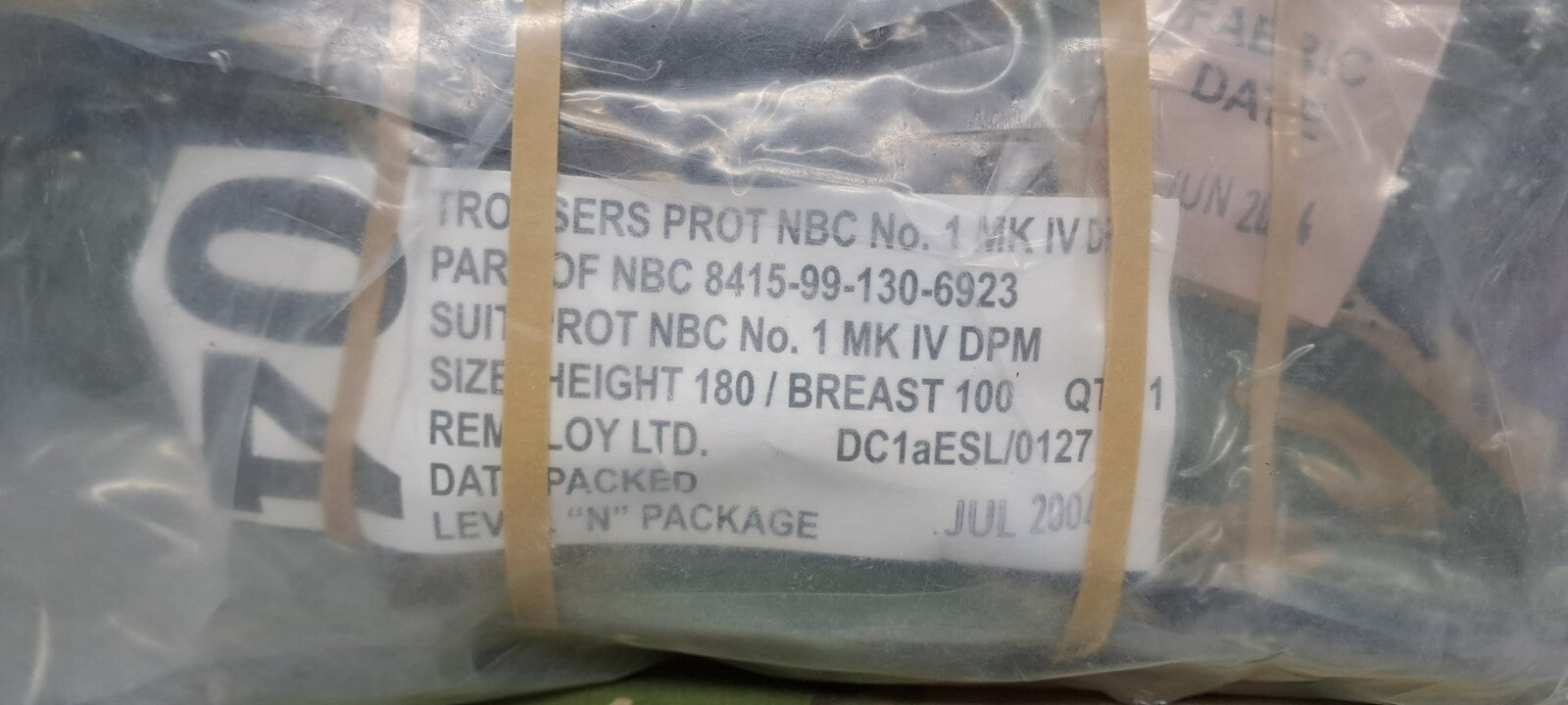 NEW British Army DPM NBC No1 MK4 Protective Smock & Trousers Prepper - 180/100
