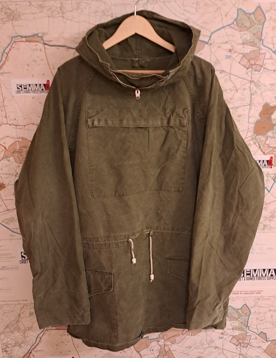 Genuine Vintage British Army Cadet Windproof Mountain Smock Military Oasis Mod