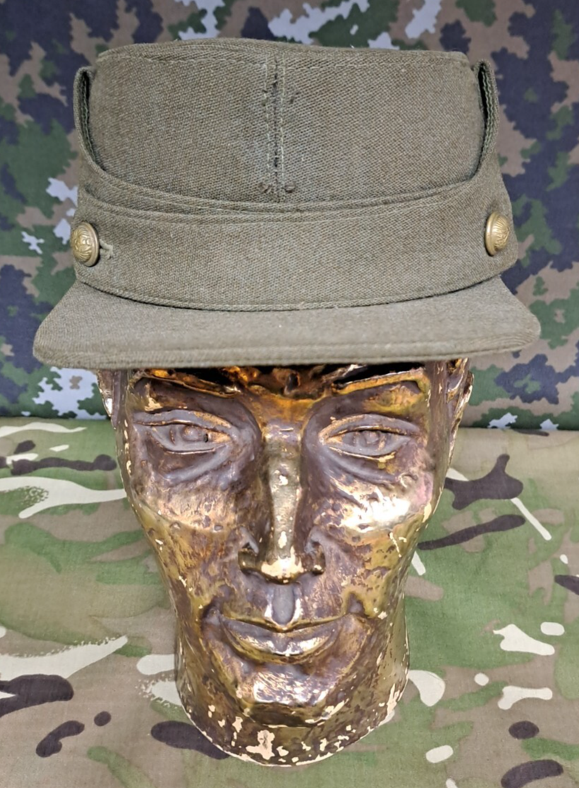 Vintage Spanish Army Military Surplus WWII Era Field Garrison Cap Hat