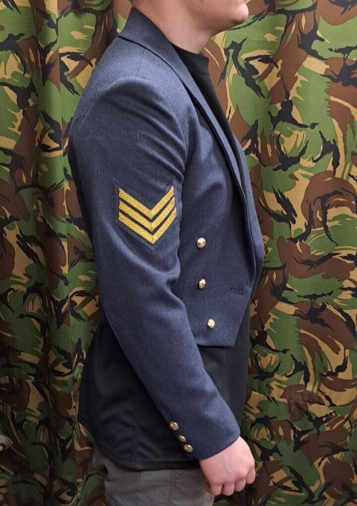 RAF ROYAL AIR FORCE SURPLUS OFFICERS MESS DRESS JACKET TUNIC MILITARY SURPLUS