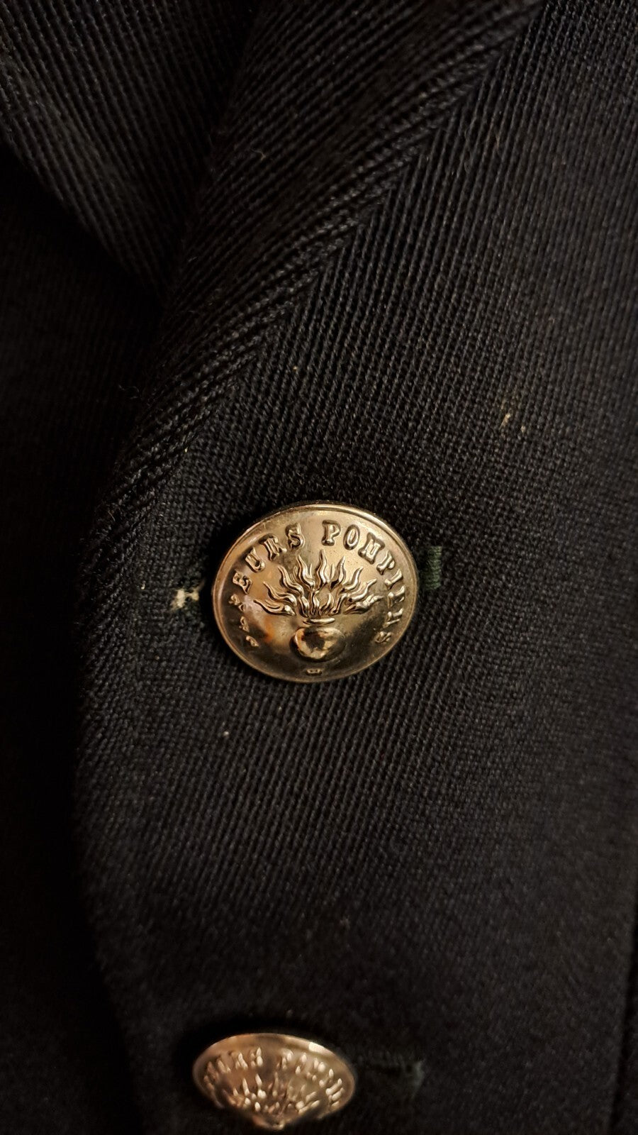 Rare Vintage French Firefighters Sapeurs Pompiers Jacket Parade Dress Tunic