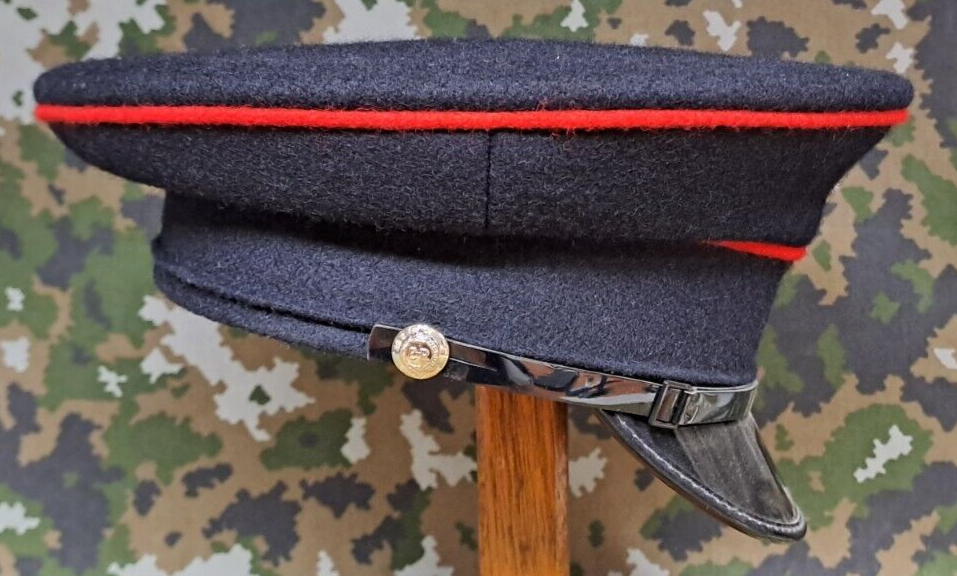 Genuine British Royal Engineers Regiment Issue Surplus Dress Peak Cap Hat - 56