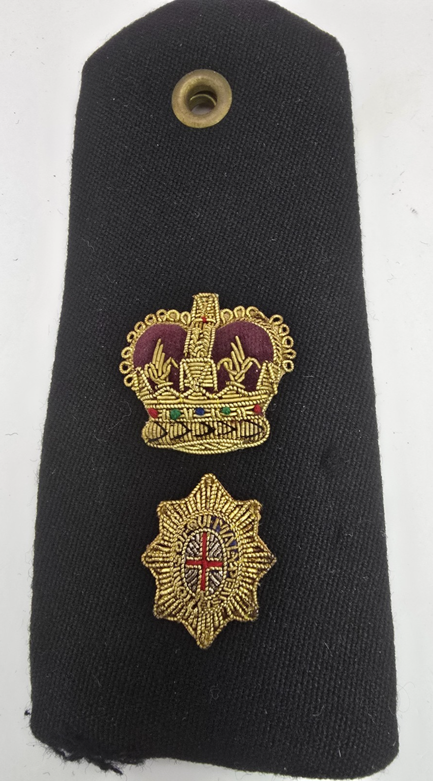 Vintage Genuine British Army Military Coldstream Guards Epaulettes Embroidered