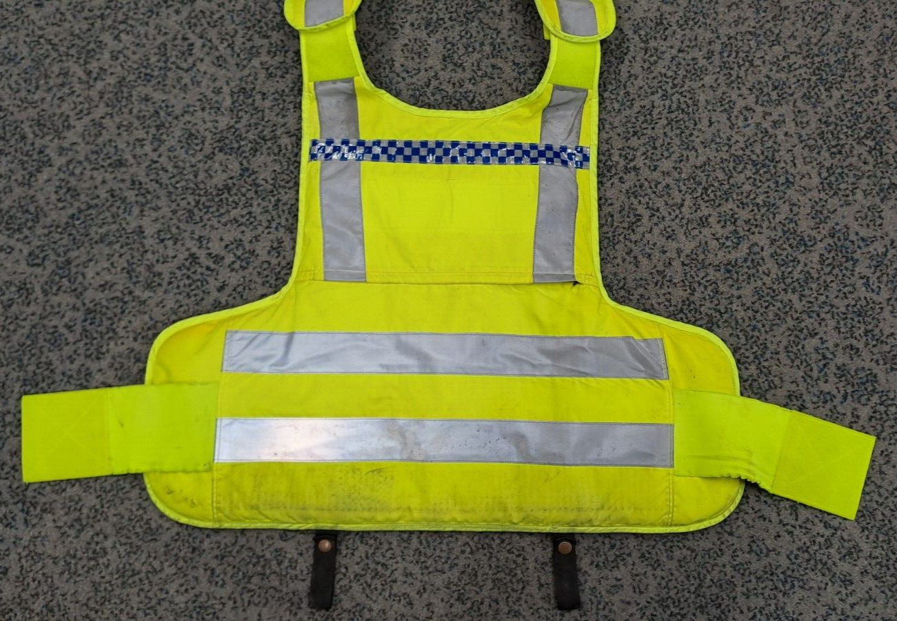Genuine Ex Police Mehler Vario Body Armour Vest Ballistic Hi Viz - 3XL