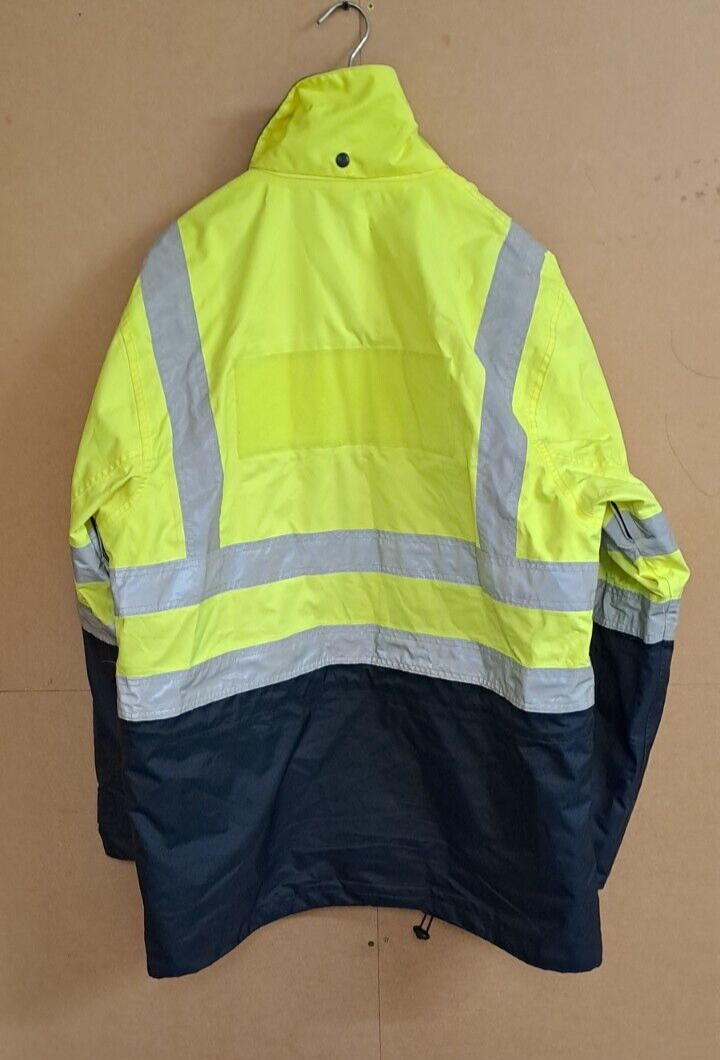 Seyn International Safety Hi-Vis High Visibility Waterproof Coat Jacket - L