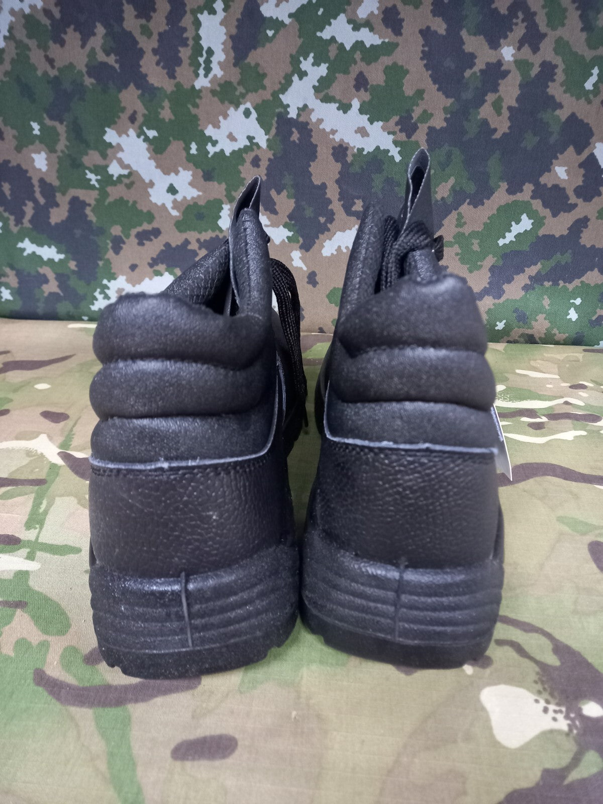 NEW Click Black Leather Safety Boots Shoes Non Slip Oil Resistant - Size - 8M UK